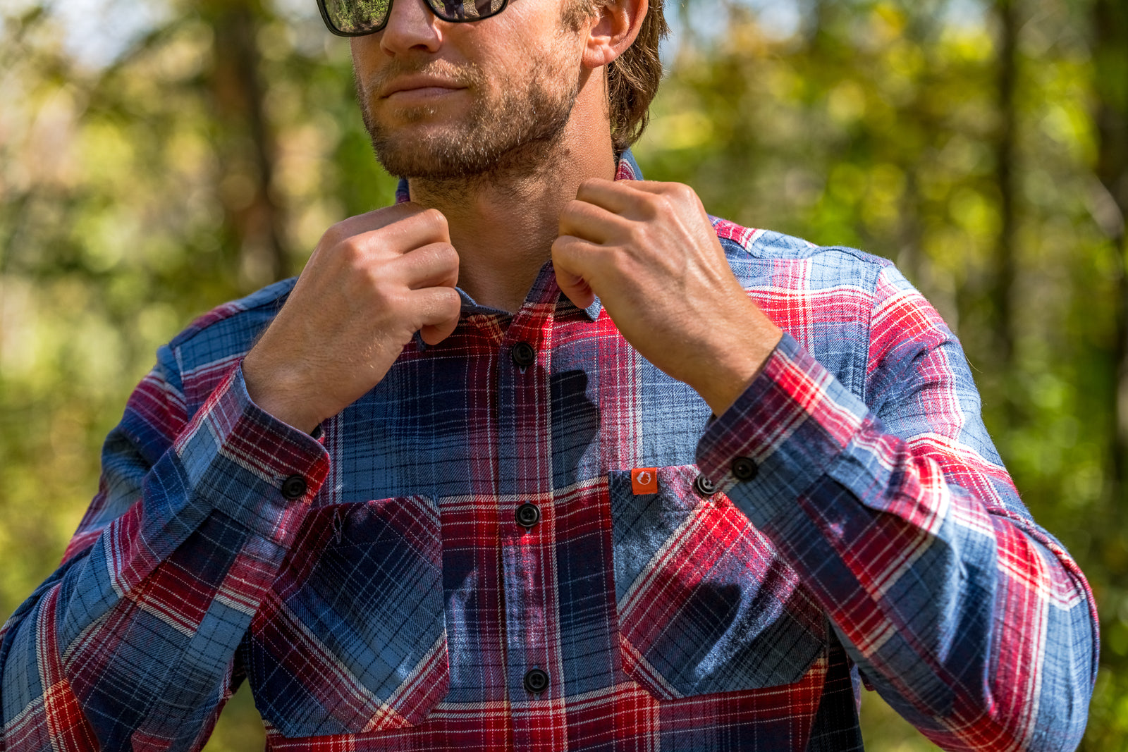 The American Outdoorsman Blackfoot River Short Sleeve Performance Fishing Shirt for Men