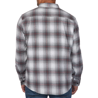 Heavyweight Flannel Shirt with Flap Pockets