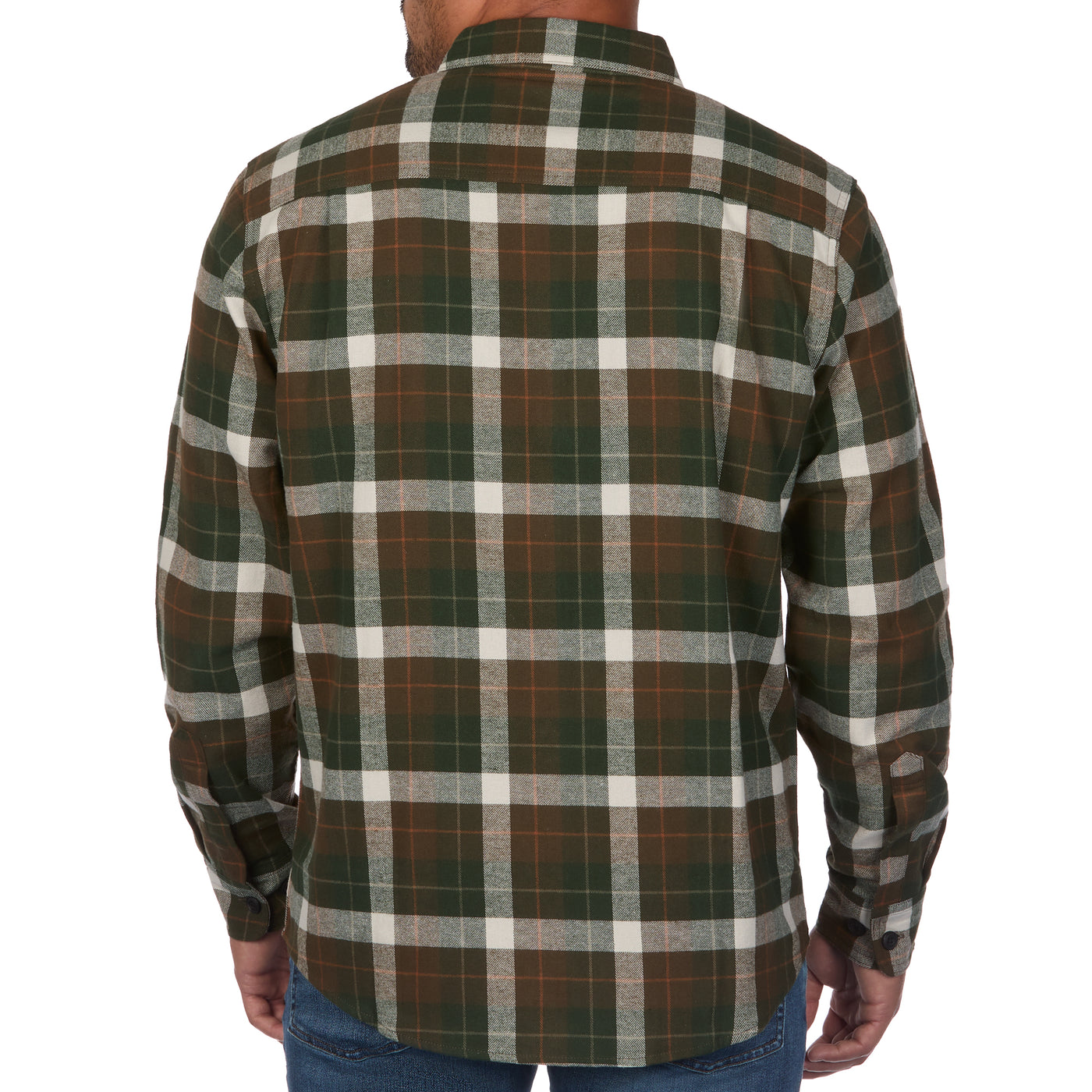 Heavyweight Flannel Shirt with Flap Pockets