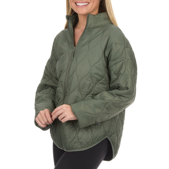 ミュージシャン Mrs. GREEN APPLE Quilted Jacket Women's Onion Quilted Packable Full-Zip Jacket – The American
