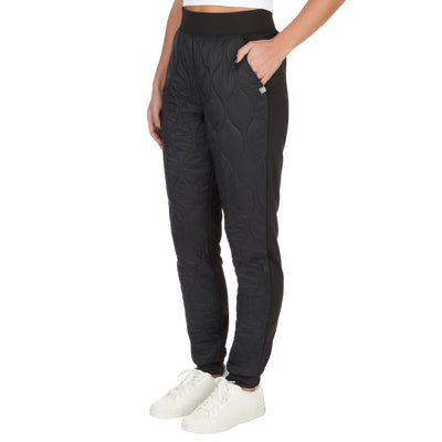 Women's High Rise Quilted Front Joggers