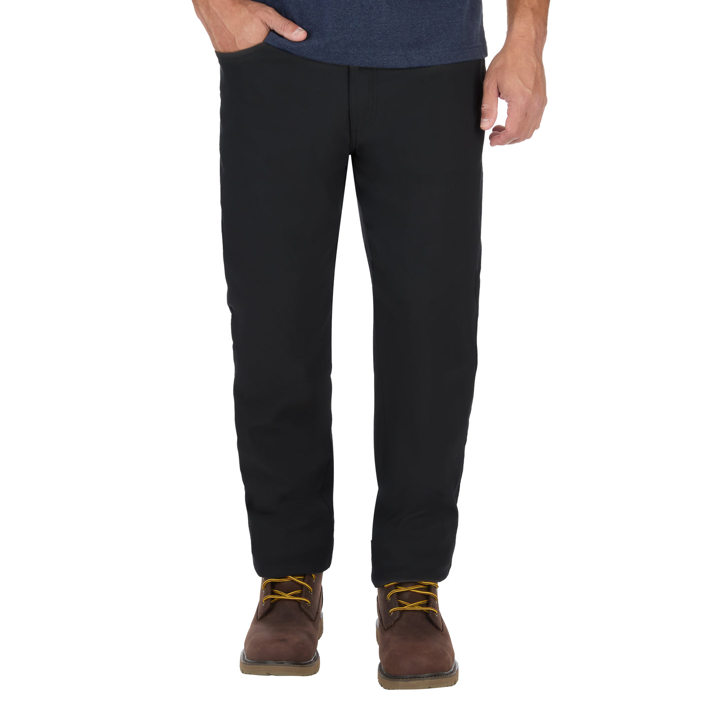 fleece lined mens dress pants Pitauce Mens Fleece Lined Dress Pants Straight Leg Thermal Work Pants Flat Front Pants Casual Stretch Golf Pants Trousers with Pockets, Men's, Size: