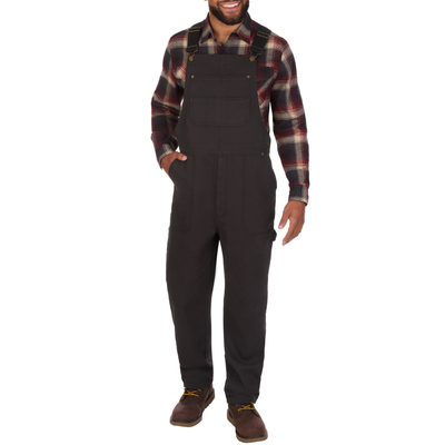 Fleece Lined Canvas Overalls