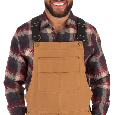 Fleece Lined Canvas Overalls