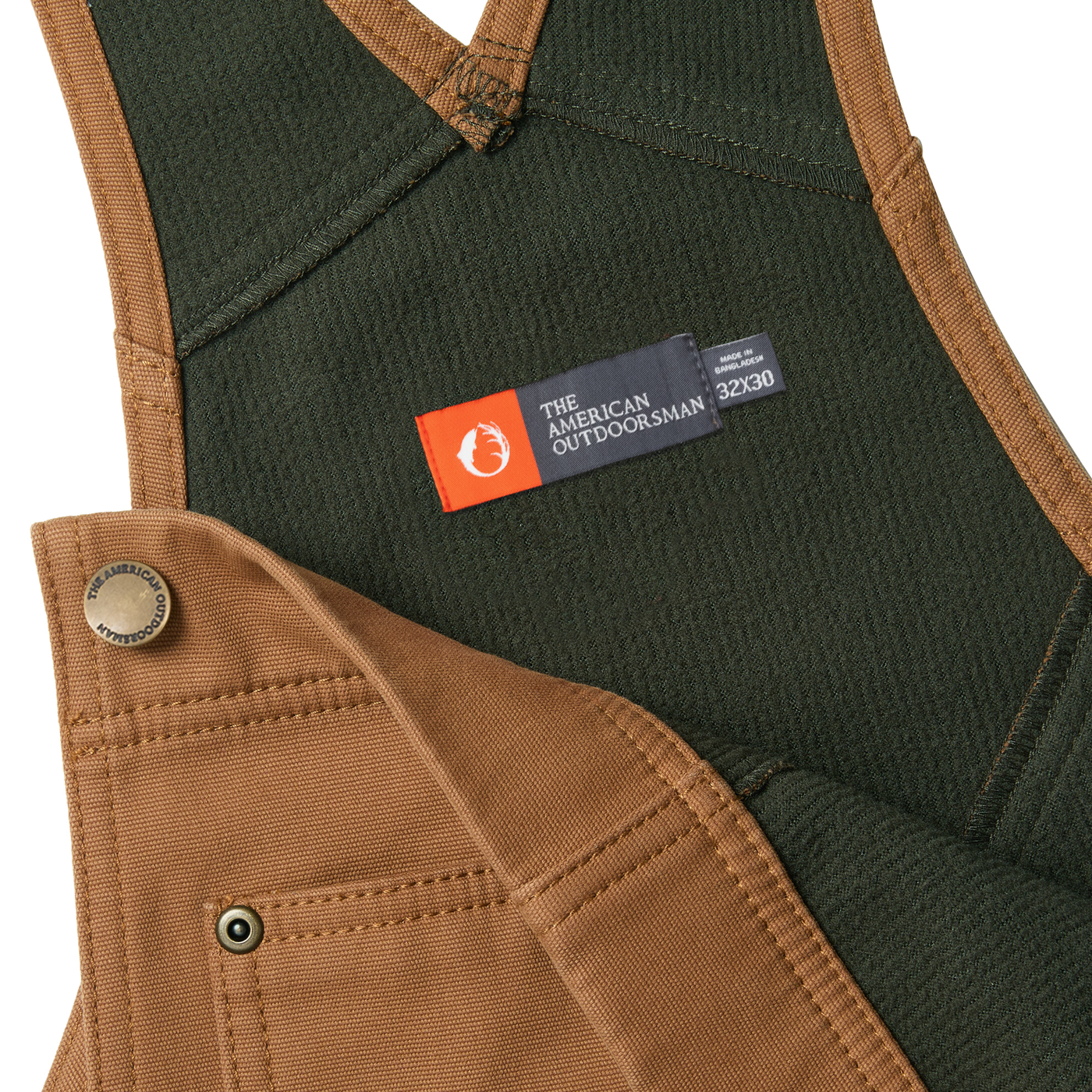 Fleece Lined Canvas Overalls