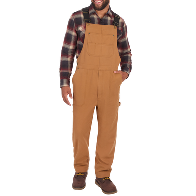 Fleece Lined Canvas Overalls