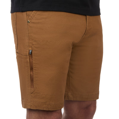 Stretch Cotton Canvas Shorts