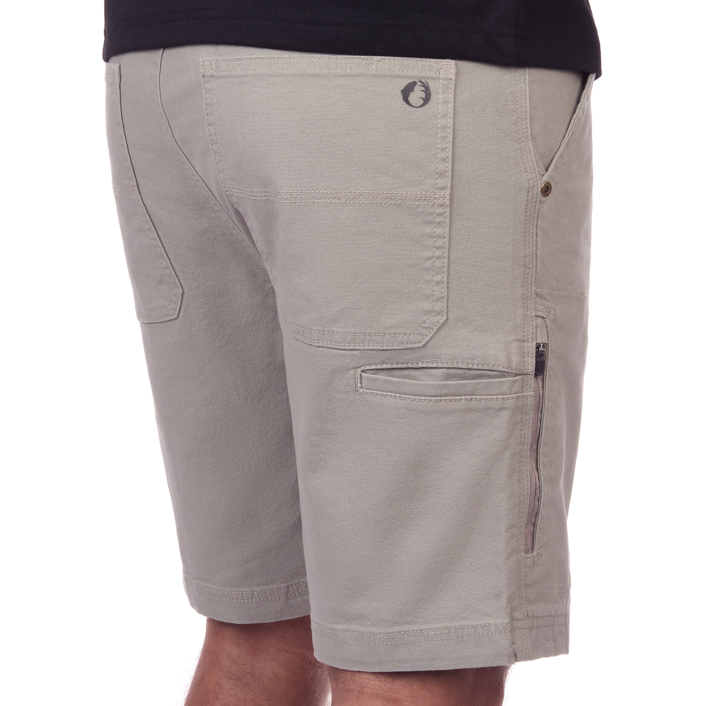 Stretch Cotton Canvas Shorts