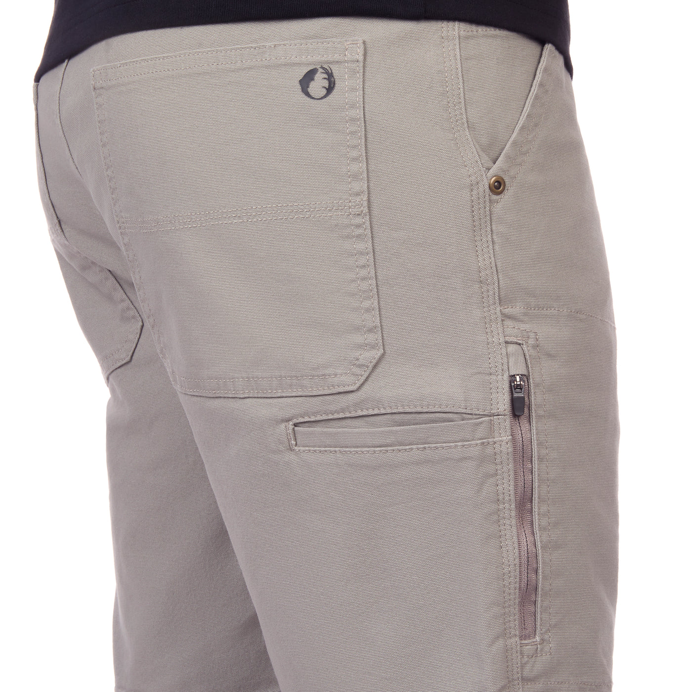 Stretch Cotton Canvas Shorts