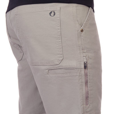 Stretch Cotton Canvas Shorts