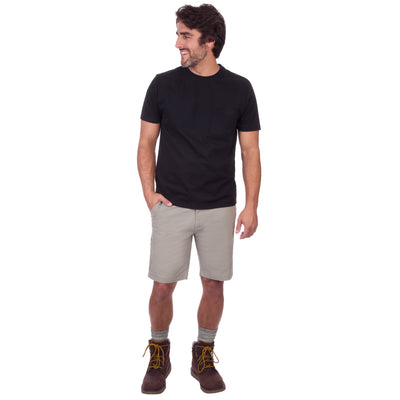 Stretch Cotton Canvas Shorts