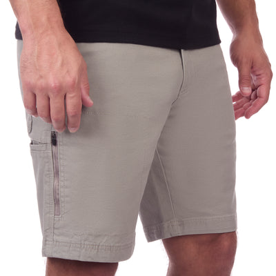 Stretch Cotton Canvas Shorts