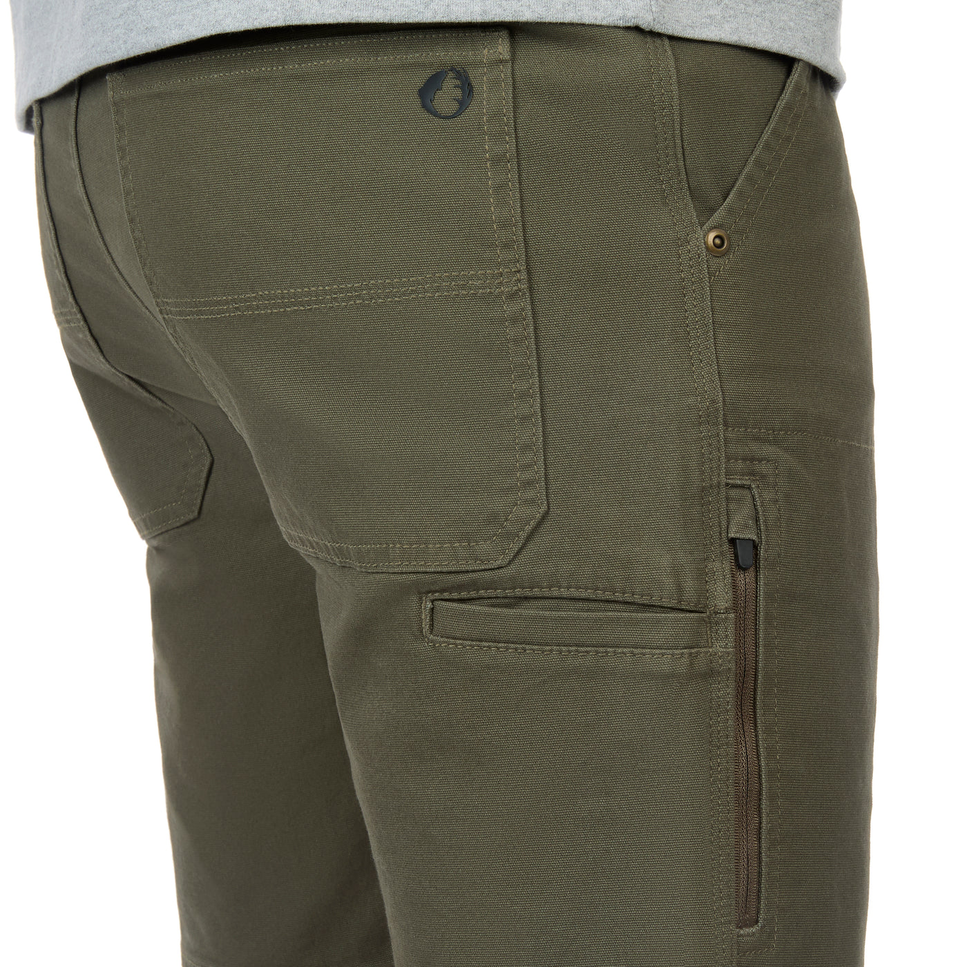 Stretch Cotton Canvas Shorts