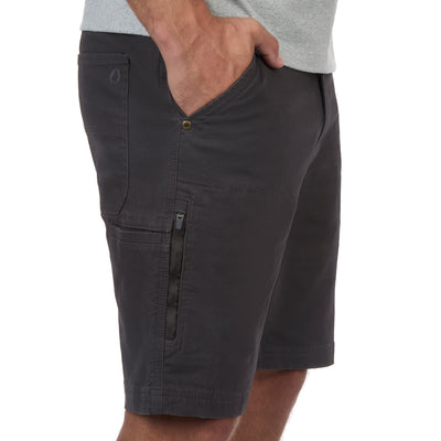 Stretch Cotton Canvas Shorts