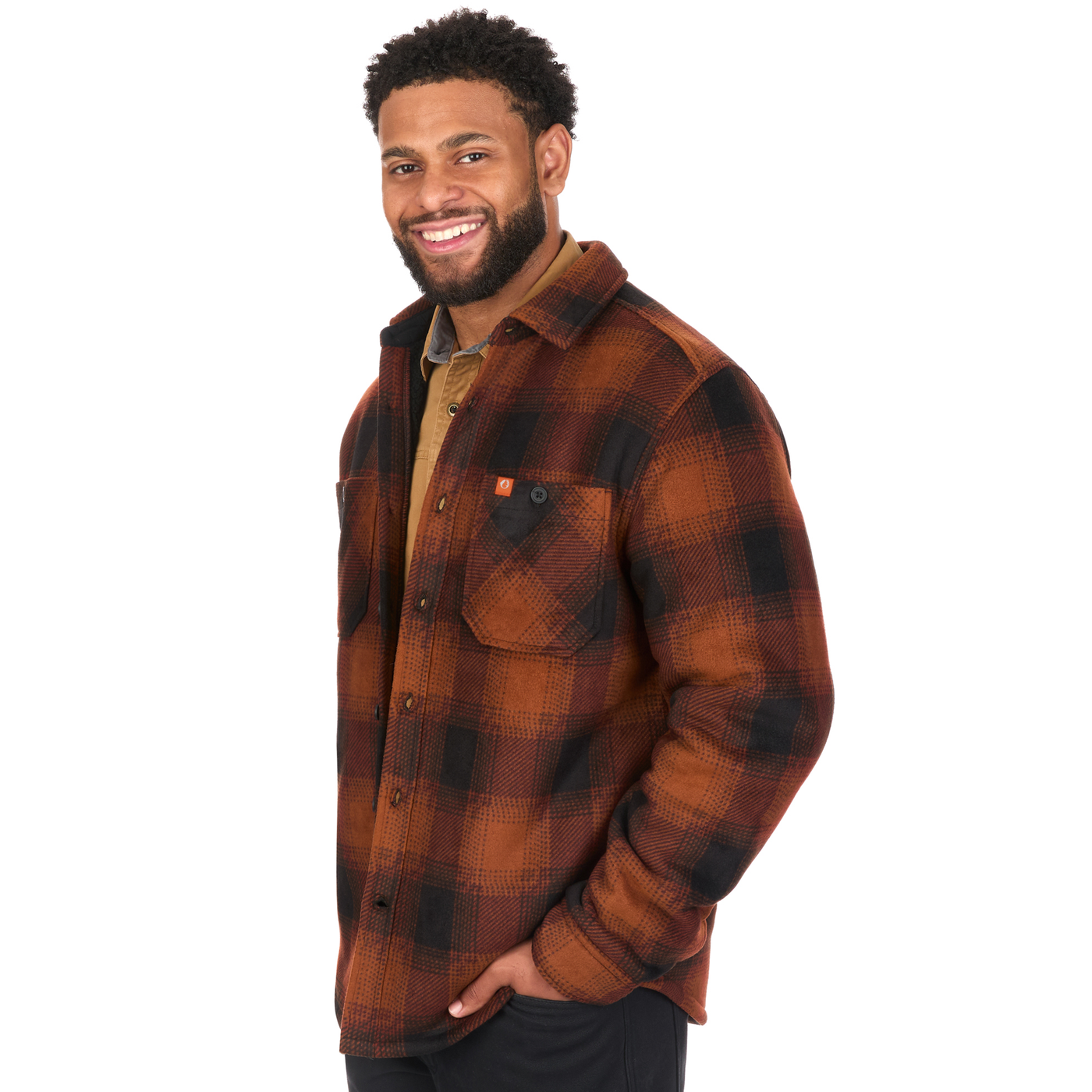 Double Fleece Shirt Jacket