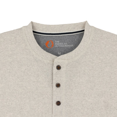 Waffle Henley Long Sleeve Shirt