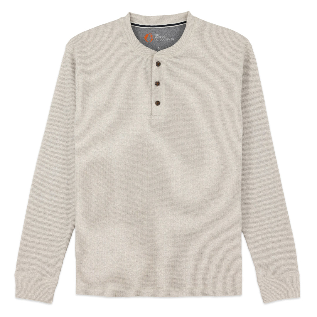 AMERICANA  HENLEY ワッフルプルオーバー Waffle Henley Long Sleeve Shirt – The American Outdoorsman