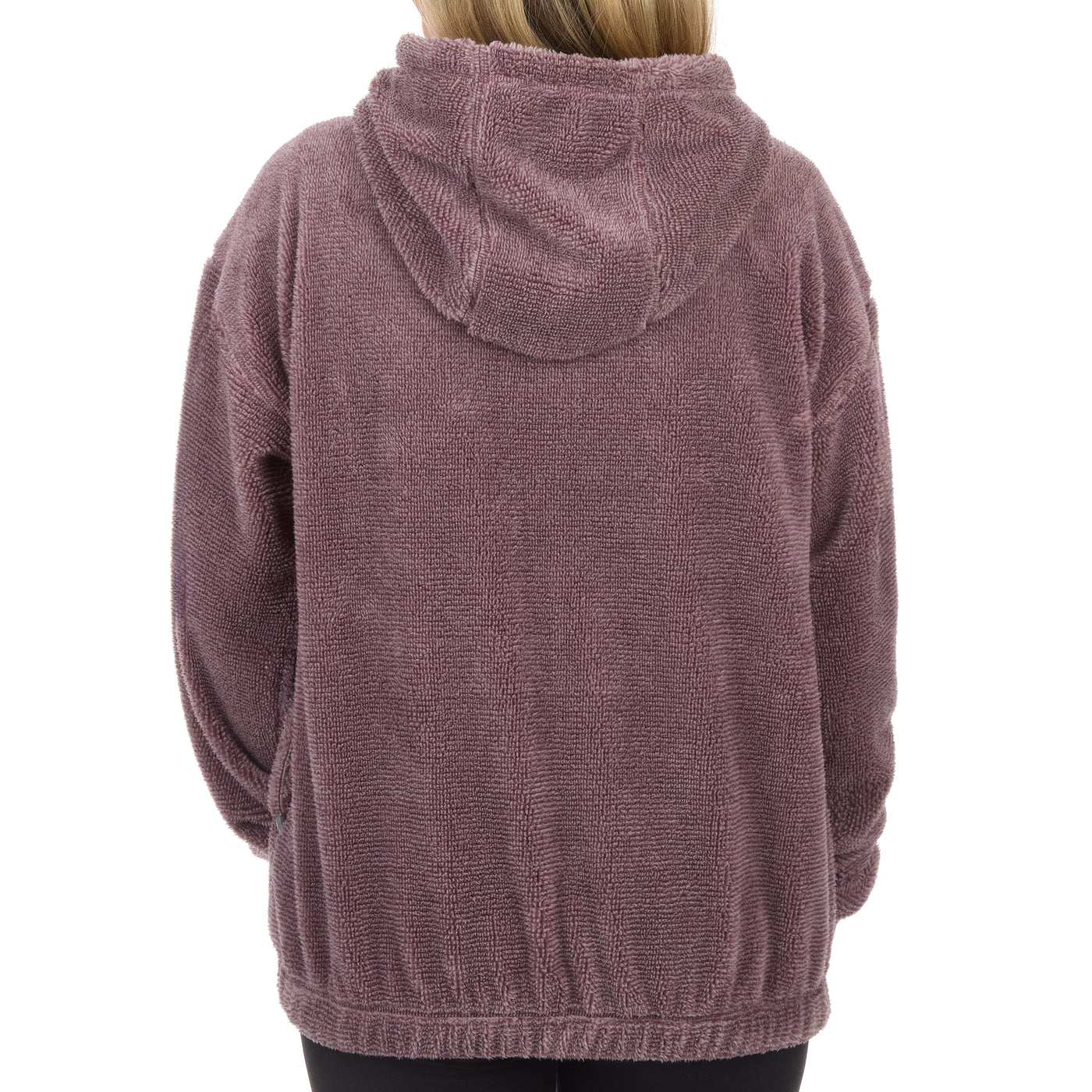 Women's Two Tone Full Zip Fleece Hoodie