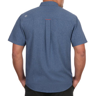 Gradient Stripe Short Sleeve Guide Shirt