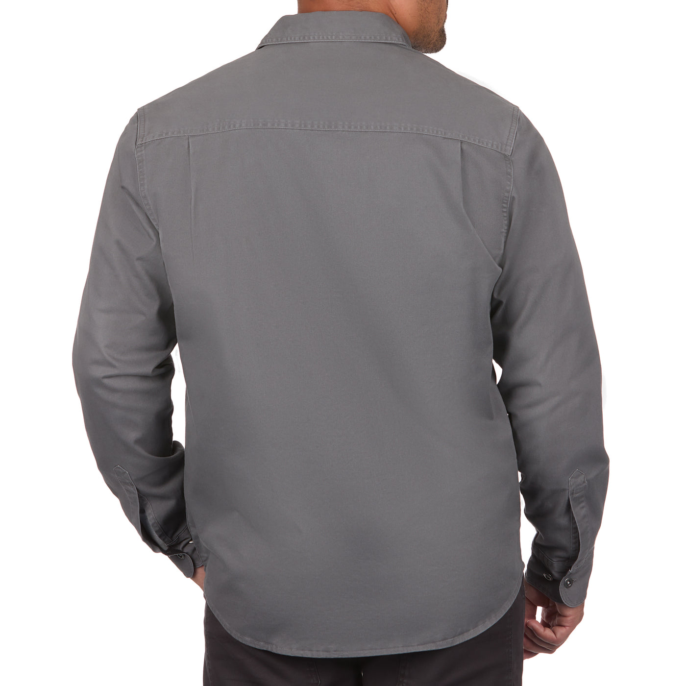 American Outdoorsman Long-Sleeve Stretch Twill Work Shirt 