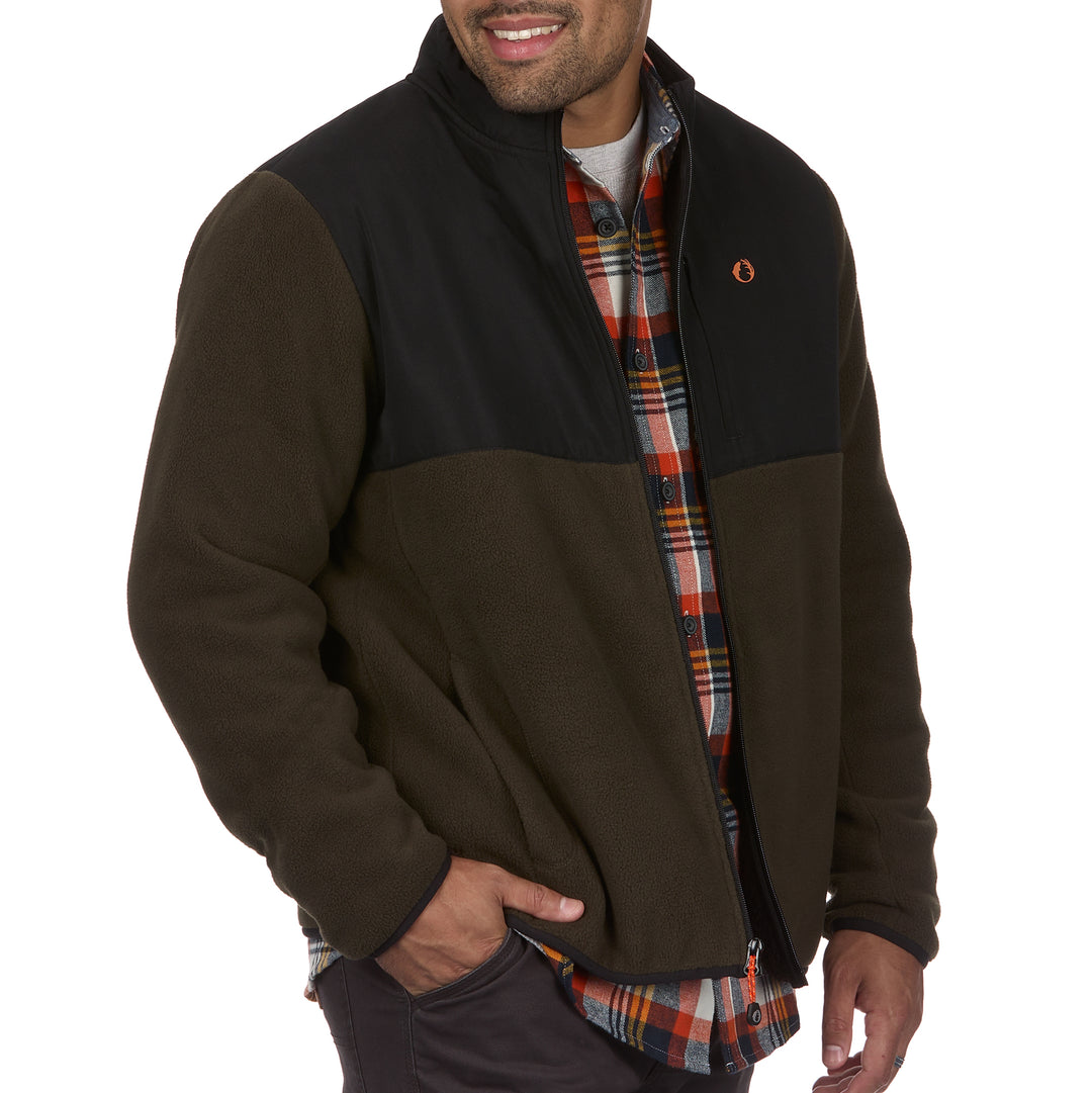 Men's Fleece Zip-Up Jacket - Anti-Pill Work Wear, Outdoor Warm Polar Style (S-3XL)
