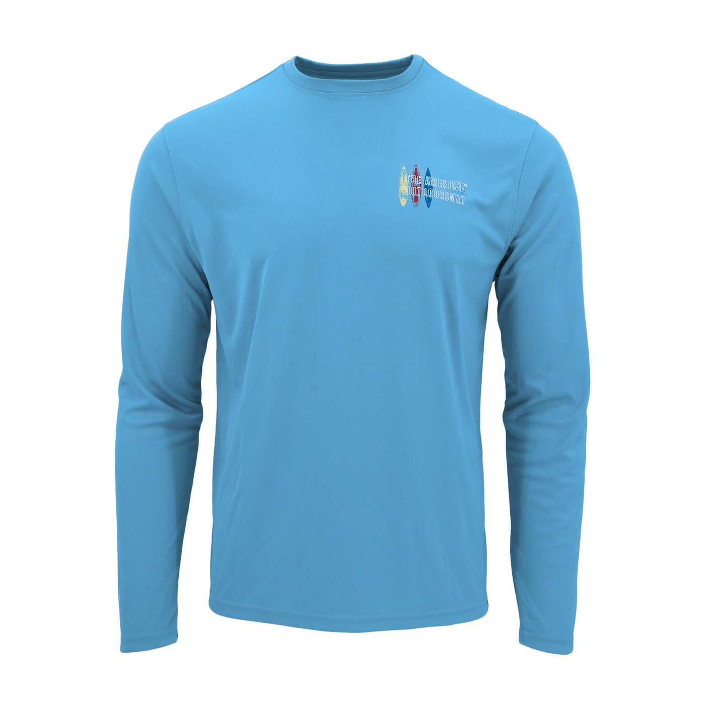 Long sleeve UPF protection 50 sun tee shirt #color_kayak-ethereal-blue
