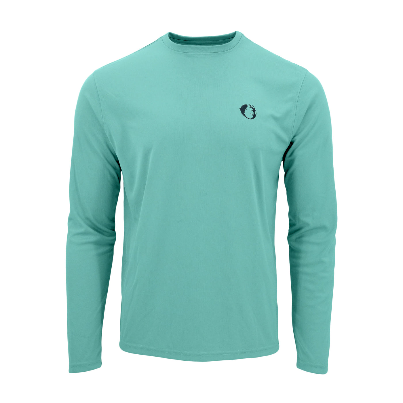 Long sleeve UPF protection 50 sun tee shirt #color_sunset-marlin-cascade