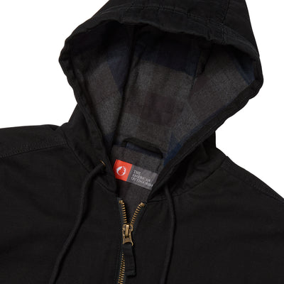 Cotton Ripstop Hooded Work Jacket