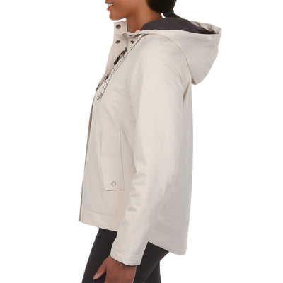 Women's Water Repellent Taslon Hooded Jacket