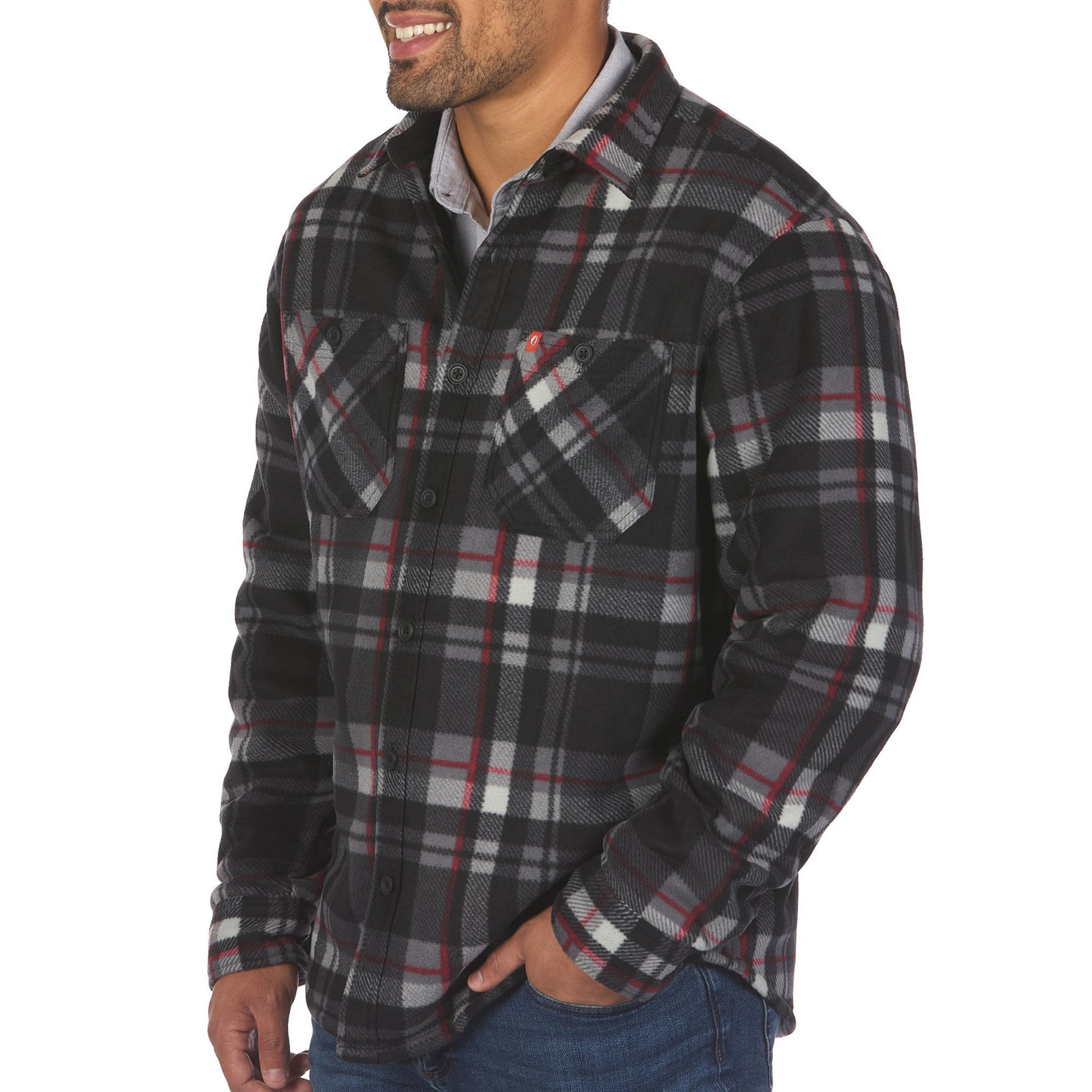 EB228 Men's Eddie Bauer Fleece Lined Shirt Jacket