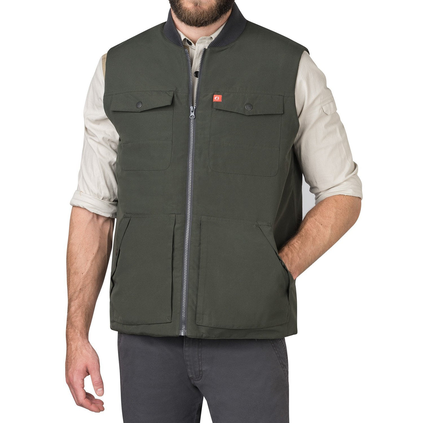Polyfill Tactical Vest - The American Outdoorsman #color_olive