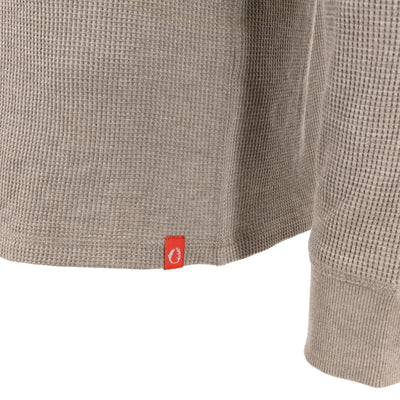 Waffle Henley Thermal With Pocket #color_oatmeal-heather