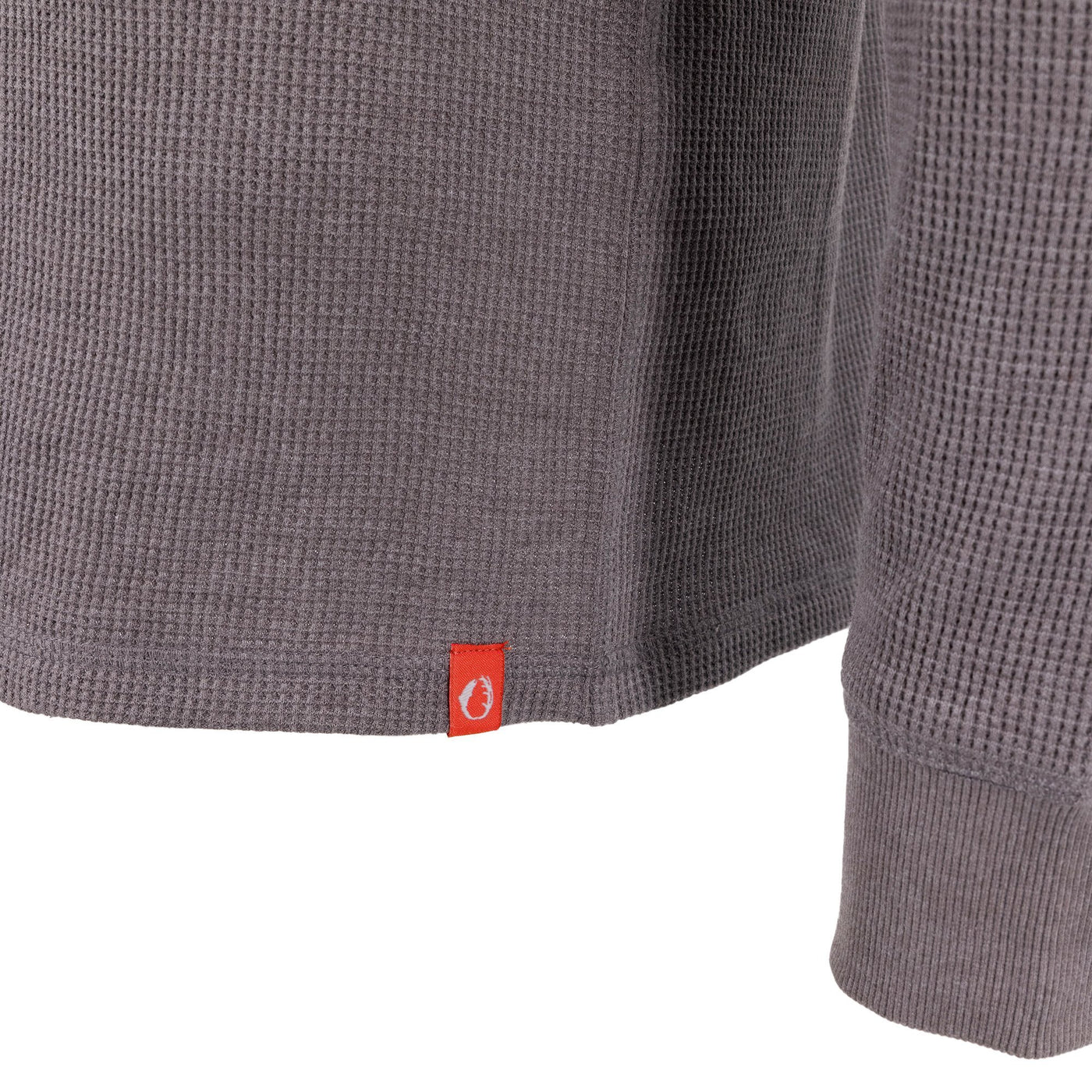 Waffle Henley Thermal With Pocket 