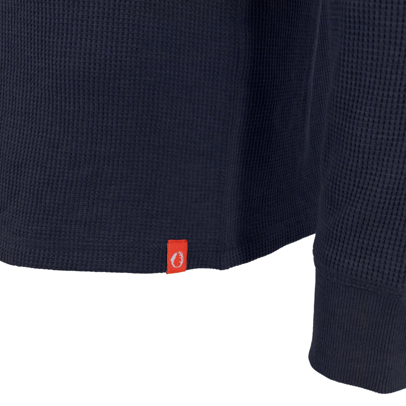 Waffle Henley Thermal With Pocket #color_indigo-heather